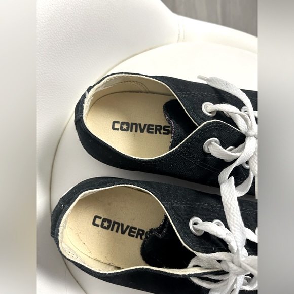 Converse Chuck Taylor All Star Double Tongue Black Iris Purple Lo Top - Picture 2 of 8